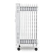 Маслен радиатор Kumtel KUM-1225S White