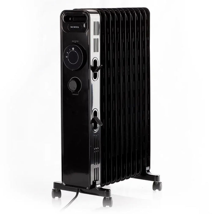 Маслен радиатор Kumtel KUM-1240S Black