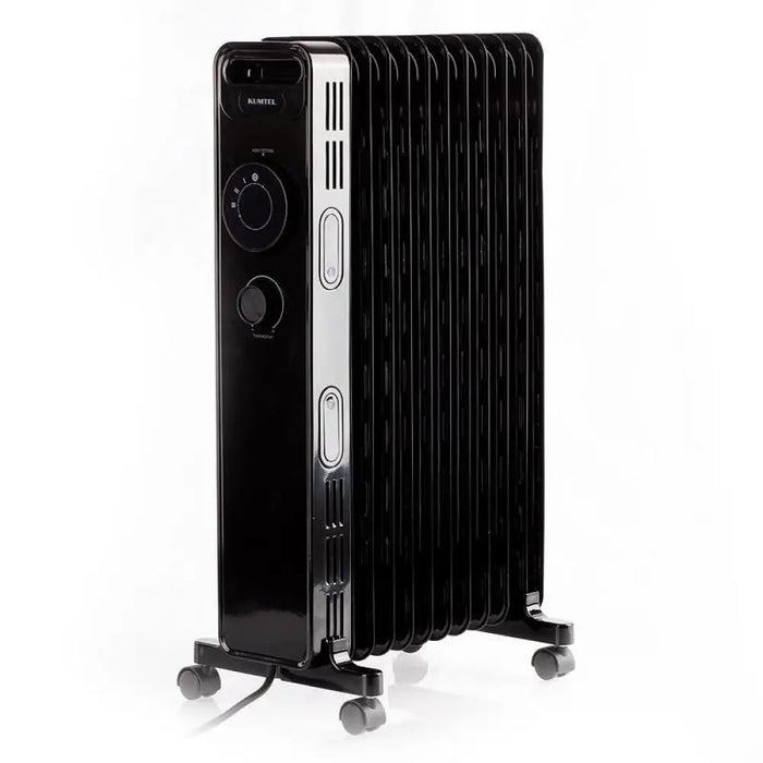 Маслен радиатор Kumtel KUM-1240S Black