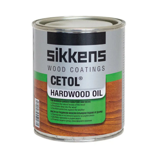 МАСЛО ЗА ГРАДИНСКИ МЕБЕЛИ ТИК 0.75 L SIKKENS HARDWOOD OIL