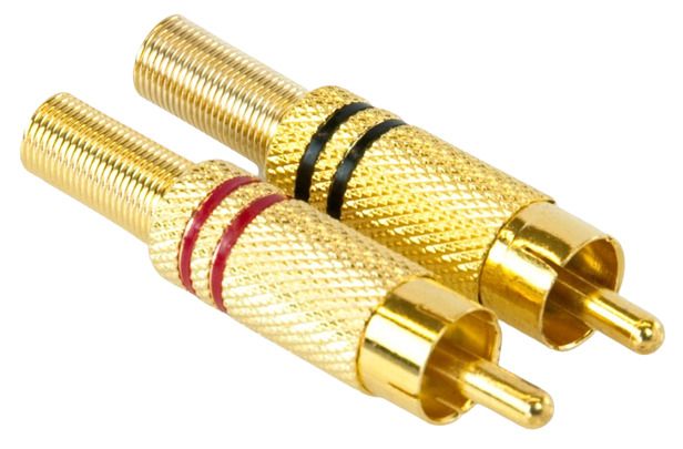 Конектор Master Audio - MA266, RCA, златист