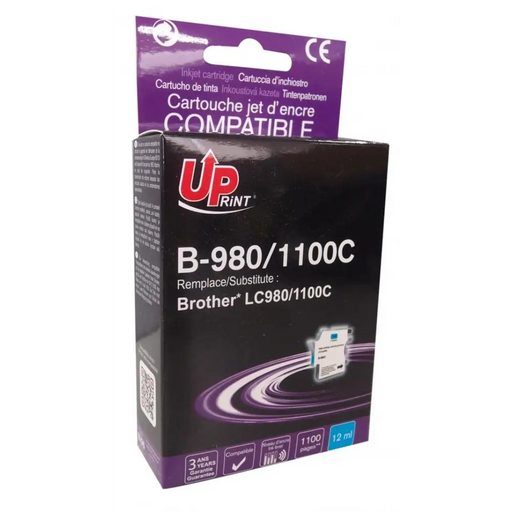 Мастилница INKTEC Brother LC1100C/980C/67C/65C/61C/38C Син