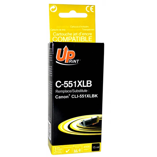 Мастилница UPRINT CLI-551XL CANON Black