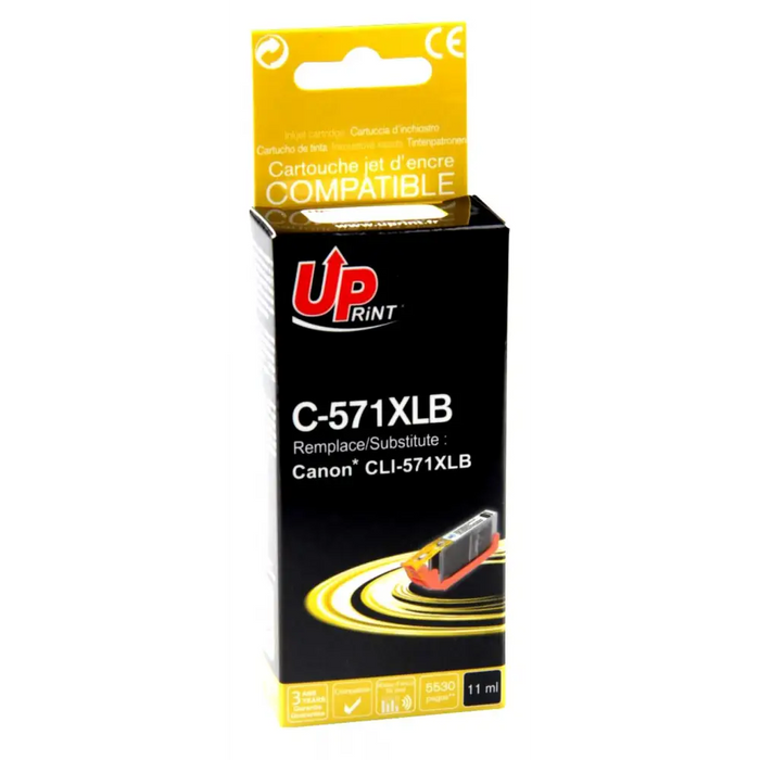 Мастилница UPRINT CLI 571XL-BK CANON Черен