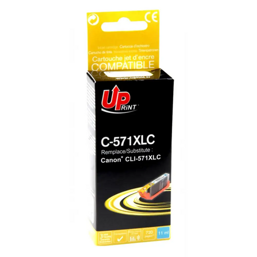 Мастилница UPRINT CLI 571XL-C CANON Cyan