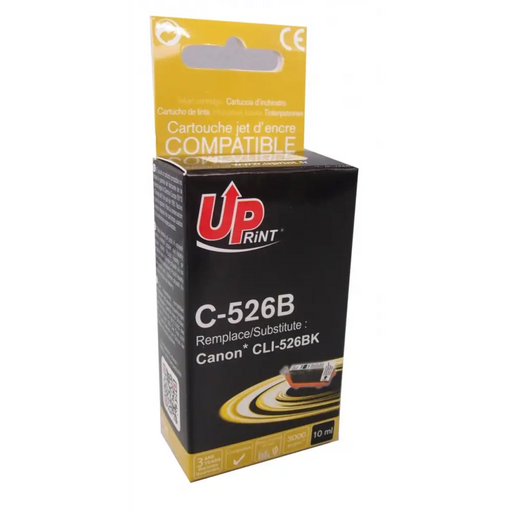 Мастилница UPRINT CLI526 CANON С чип Черен