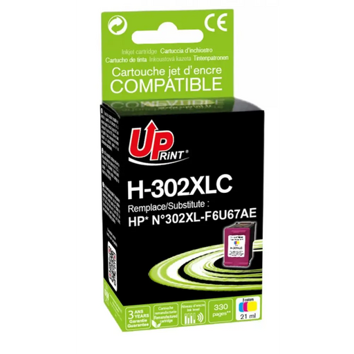 Мастилница UPRINT F6U67AE-N°302XL HP Цветна