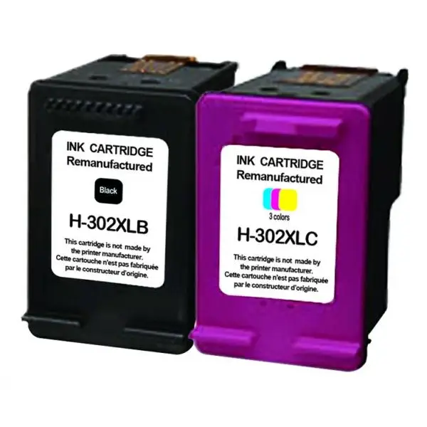 Мастилница UPRINT комплект HP 302XL BK