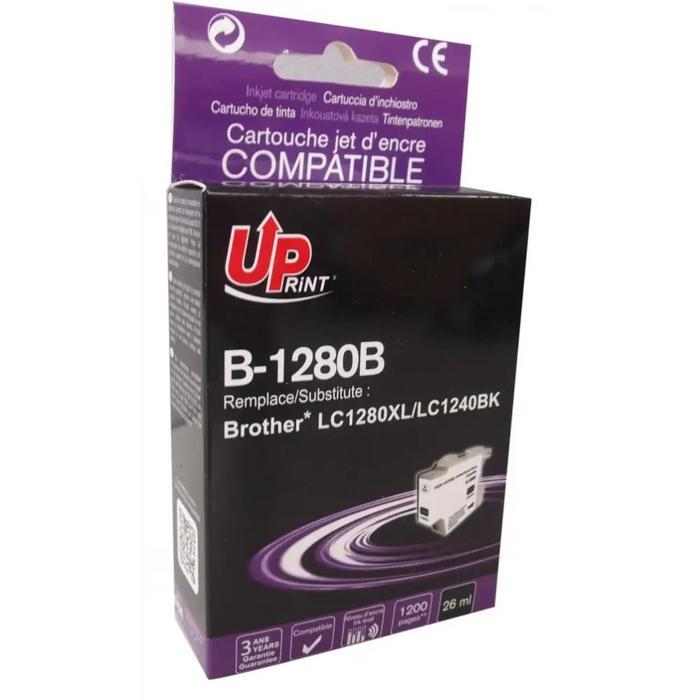 Мастилница UPRINT LC1280XL/1240/1220 BROTHER Черен