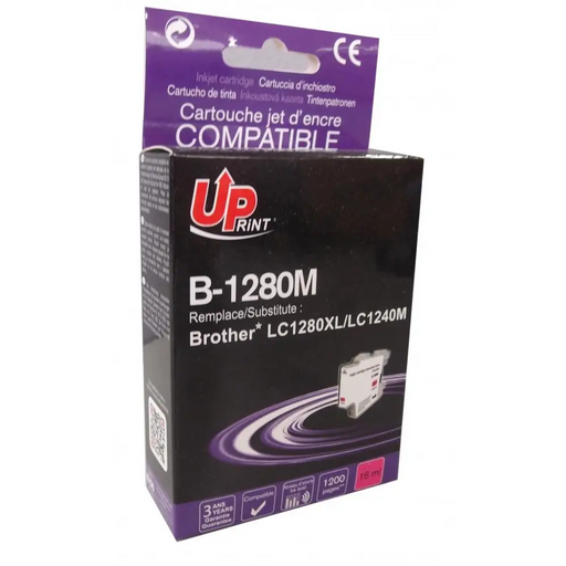 Мастилница UPRINT LC1280XL/1240 BROTHER Magenta