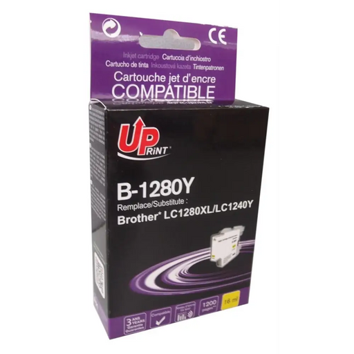 Мастилница UPRINT LC1280XL/1240 BROTHER Yellow