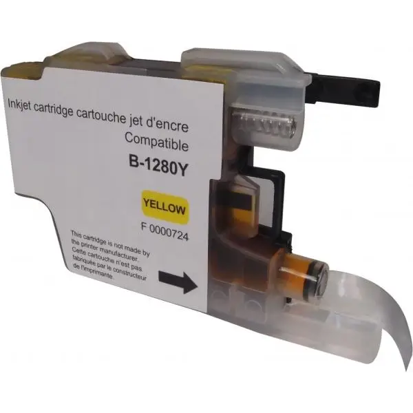 Мастилница UPRINT LC1280XL/1240 BROTHER Yellow