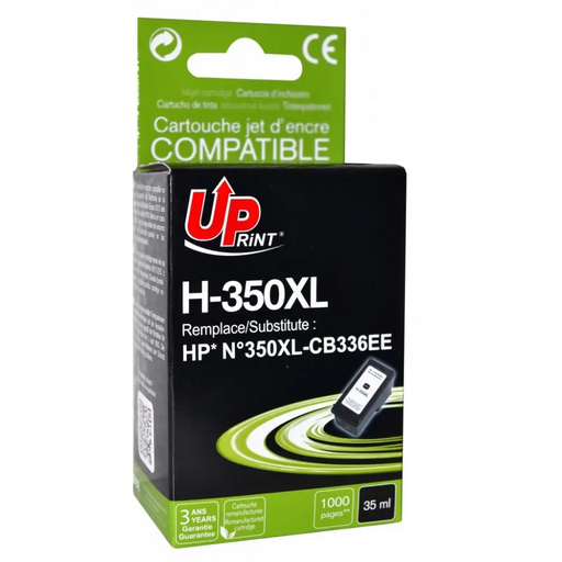 Мастилница за струен принтер UPRINT H-350XL HP Черен