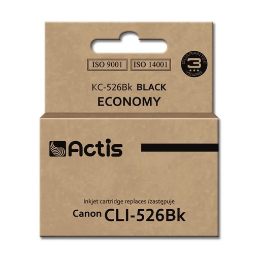 Мастило Actis KC-526Bk (заместител за Canon CLI-526BK;