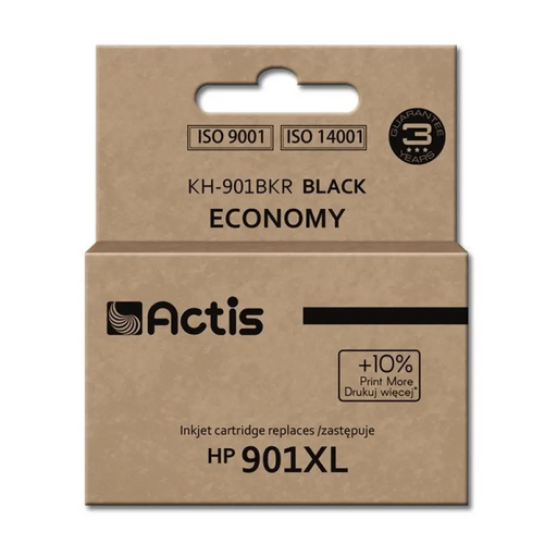 Мастило Actis KH-901BKR (заместител за HP 901XL CC654AE;