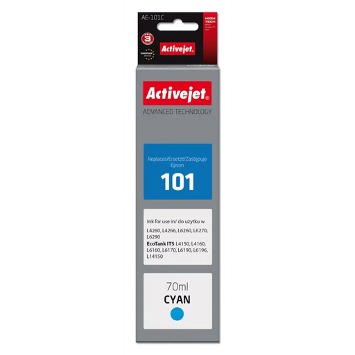 Мастило Activejet AE-101C (заместител за Epson 101;