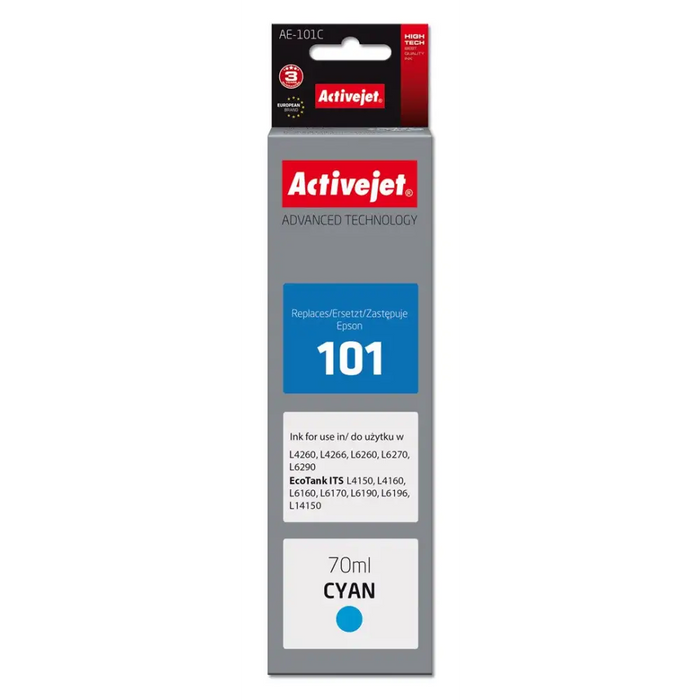 Мастило Activejet AE-101C (заместител за Epson 101;
