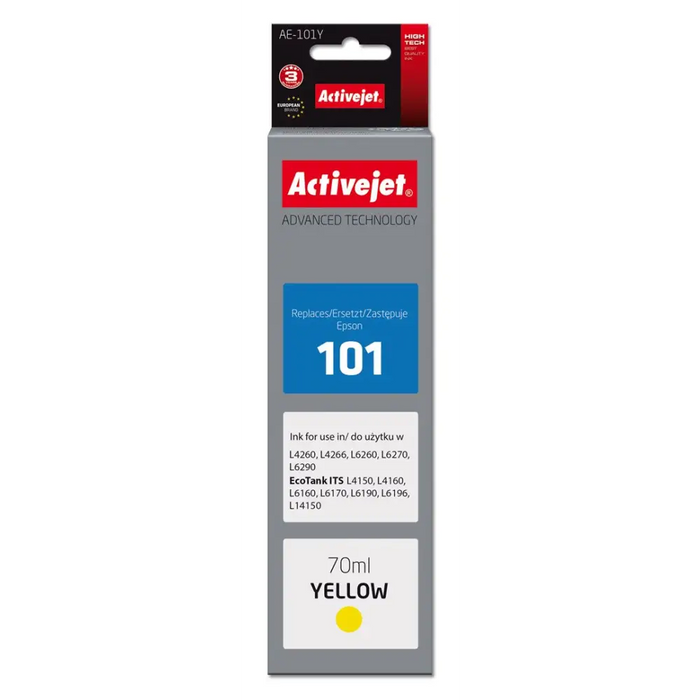 Мастило Activejet AE-101Y (заместител за Epson 101;