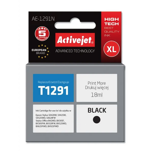 Мастило Activejet AE-1291N (заместител за Epson T1291;