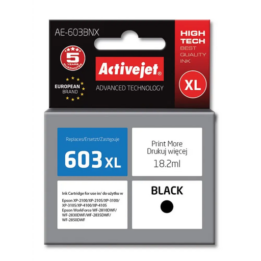 Мастило Activejet AE-603BNX (заместител за Epson 603XL
