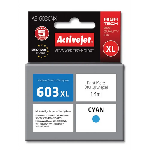 Мастило Activejet AE-603CNX (заместител за Epson 603XL