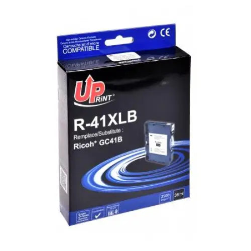 Мастило гел UPRINT GC41K RICOH 36ml 2500 копия 405761 Черен