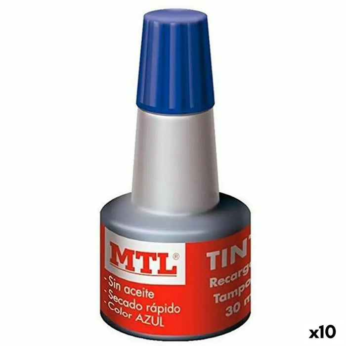 Мастило пълнител MTL Син 30 ml (10 броя)