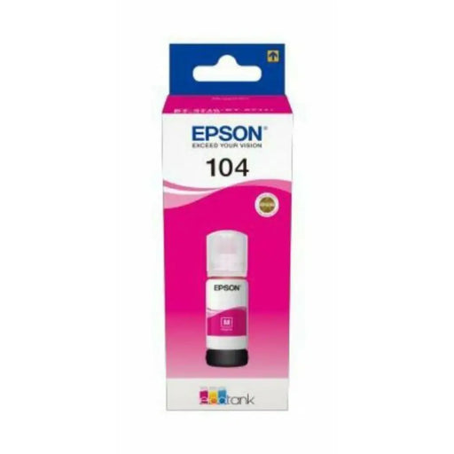Мастило пълнител Epson Nº 104 Пурпурен цвят