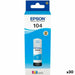 Мастило пълнител Epson Nº 104 Синьо-зелен