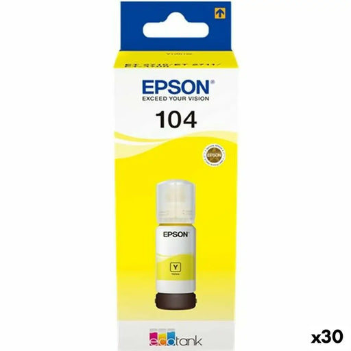 Мастило пълнител Epson 104 Жълт