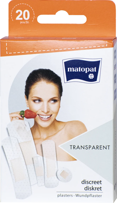 Пластири Transparent, 20 бр