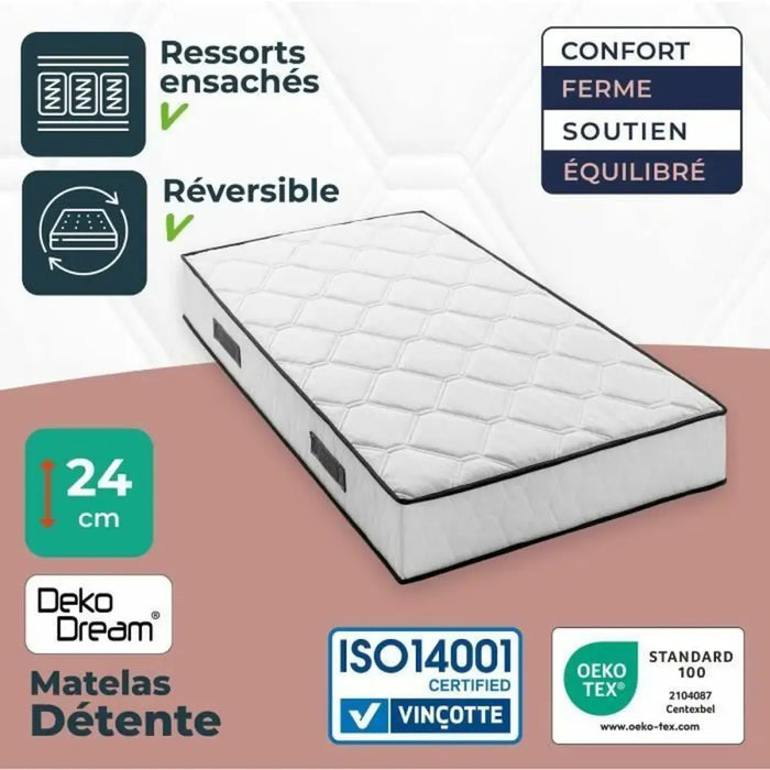 Матрак Вискоеластичен Somnis Beeding 90 x 200 cm