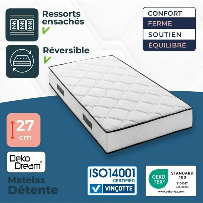 Матрак Вискоеластичен Somnis Beeding 90 x 190 cm