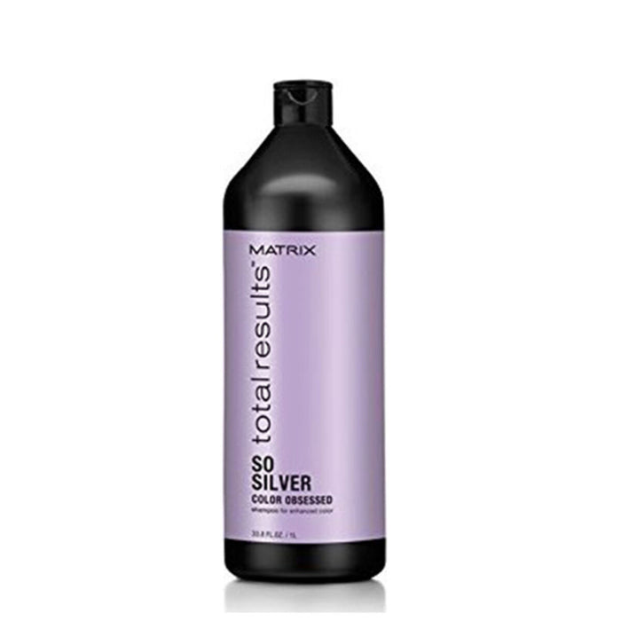 Шампоан за Неутрализиране на Цвета Total Results So Silver Matrix (1000 ml) 1 L