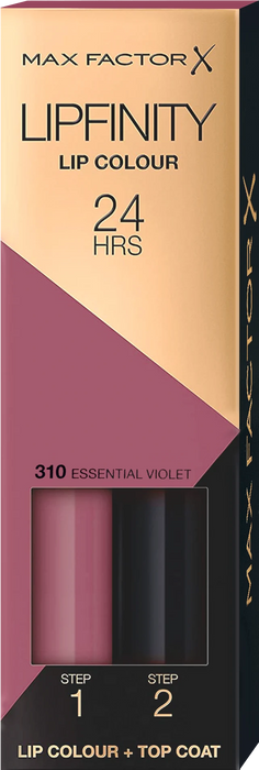 Червило и топ гланц Lipfinity - Nr.310 Essential Violet, 1 бр