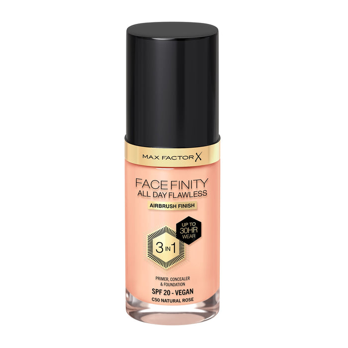 Фон дьо тен FaceFinity All Day Flawless - Nr.C50 Natural Rose, 1 бр