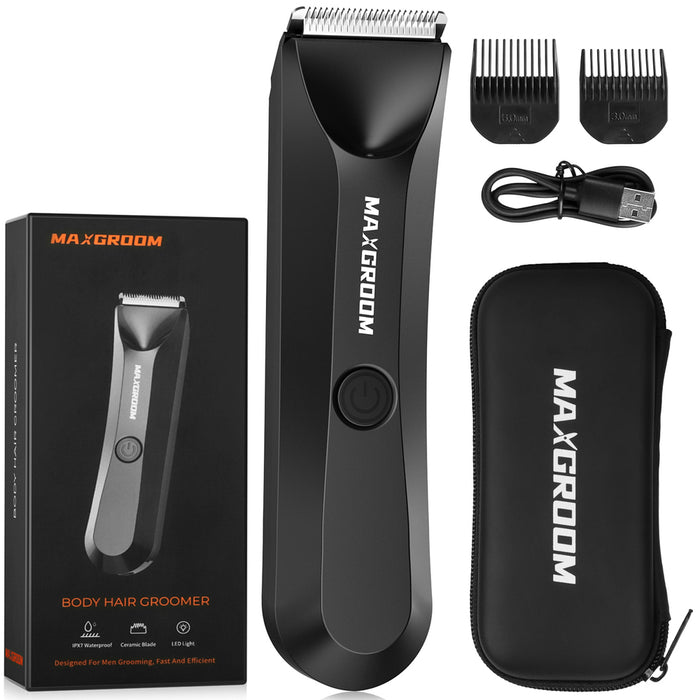 MAXGROOM RFCD-9087 многофункционален тример с LED светлина - черен