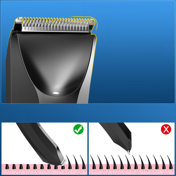 MAXGROOM RFCD-9087 многофункционален тример с LED светлина - черен