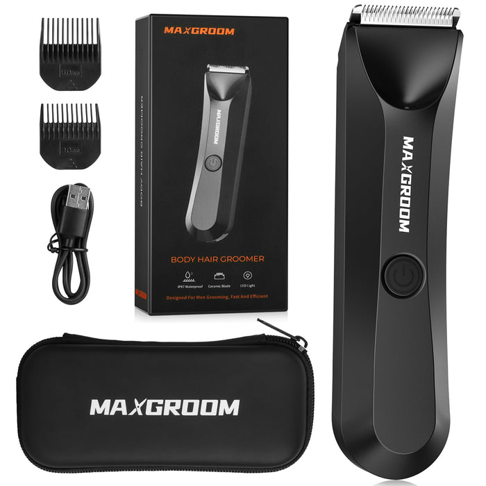 MAXGROOM RFCD-9087 многофункционален тример с LED светлина - черен
