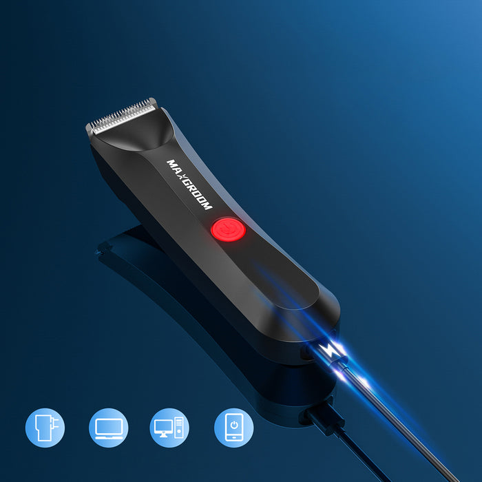 MAXGROOM RFCD-9087 многофункционален тример с LED светлина - черен