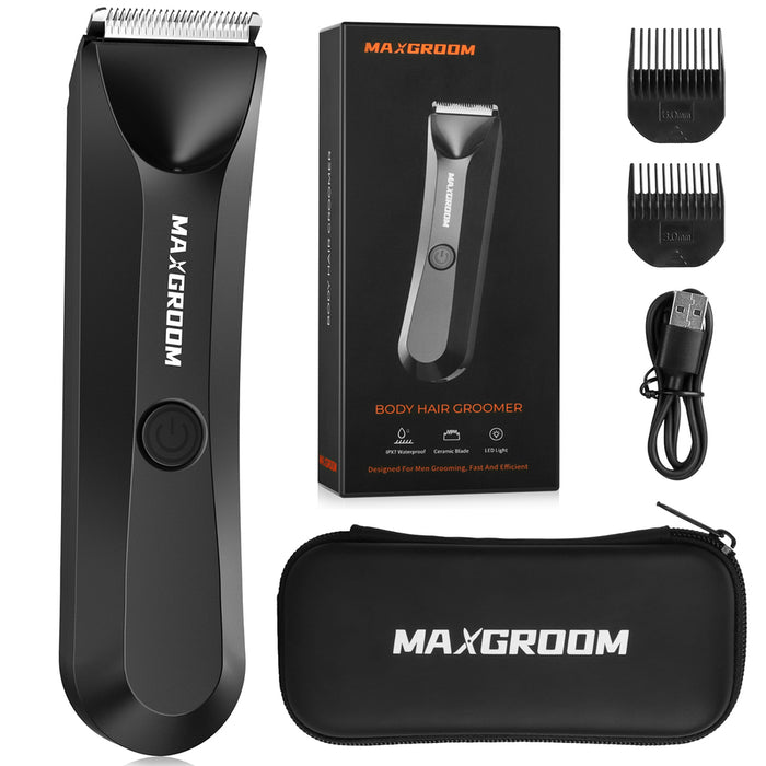 MAXGROOM RFCD-9087 многофункционален тример с LED светлина - черен