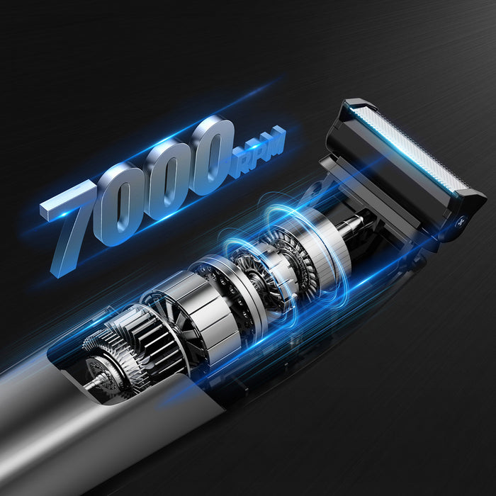 MAXGROOM M-319 многофункционален тример със сменяеми накрайници - черен