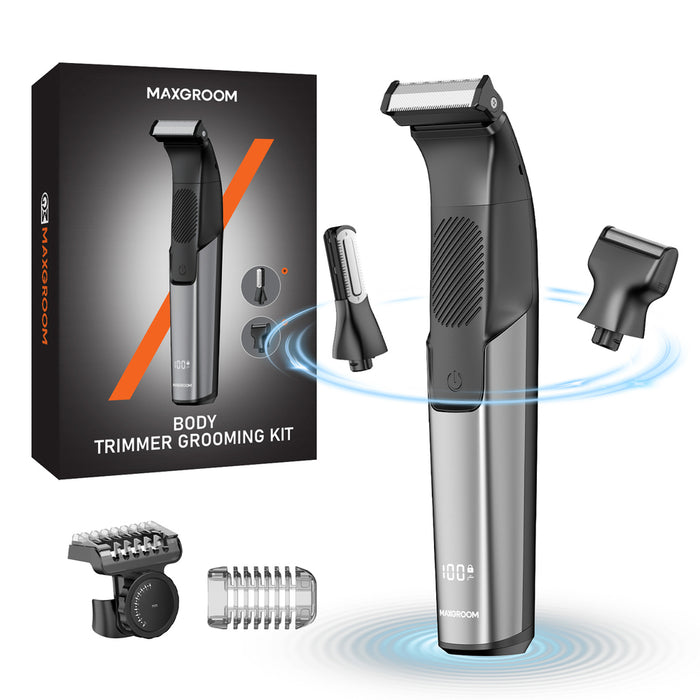 MAXGROOM M-319 многофункционален тример със сменяеми накрайници - черен