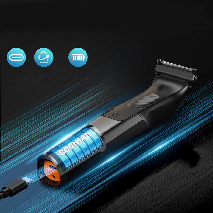 MAXGROOM M-319 многофункционален тример със сменяеми накрайници - черен