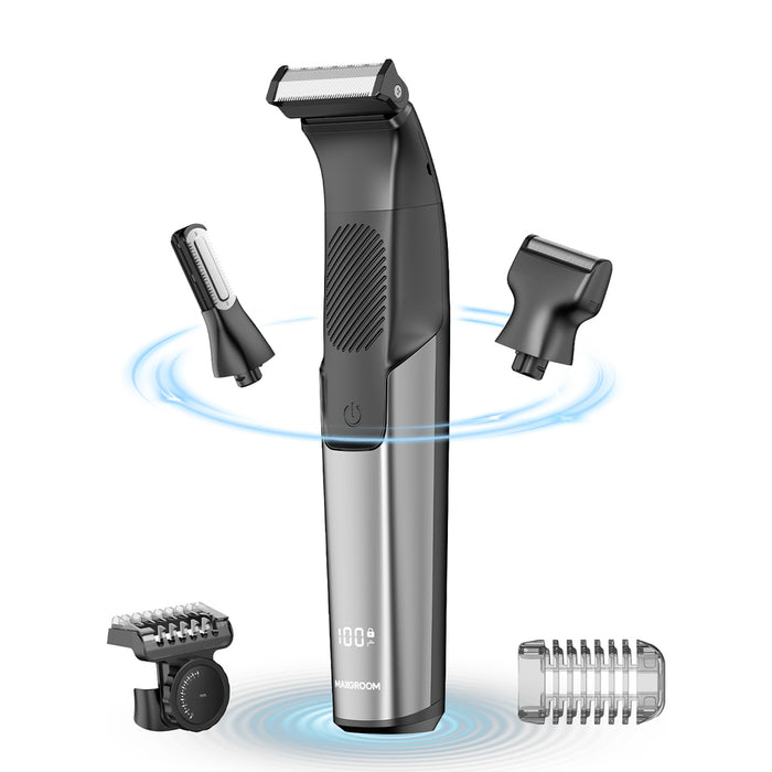 MAXGROOM M-319 многофункционален тример със сменяеми накрайници - черен