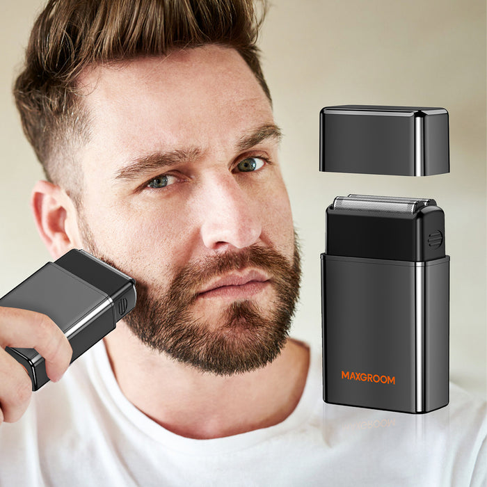MAXGROOM M-5580 2-в-1 електрическа самобръсначка - черна