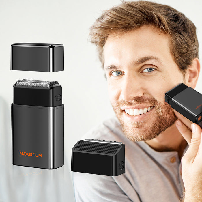 MAXGROOM M-5580 2-в-1 електрическа самобръсначка - черна