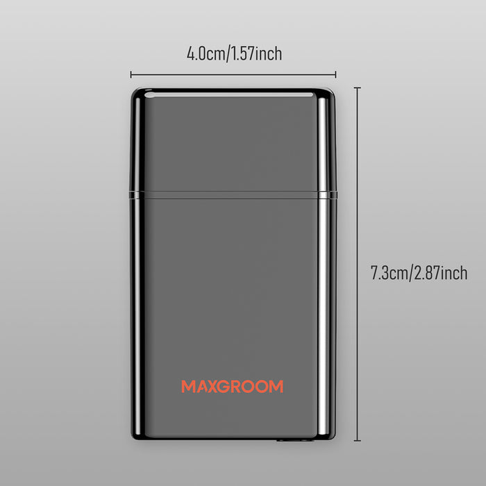 MAXGROOM M-5580 2-в-1 електрическа самобръсначка - черна