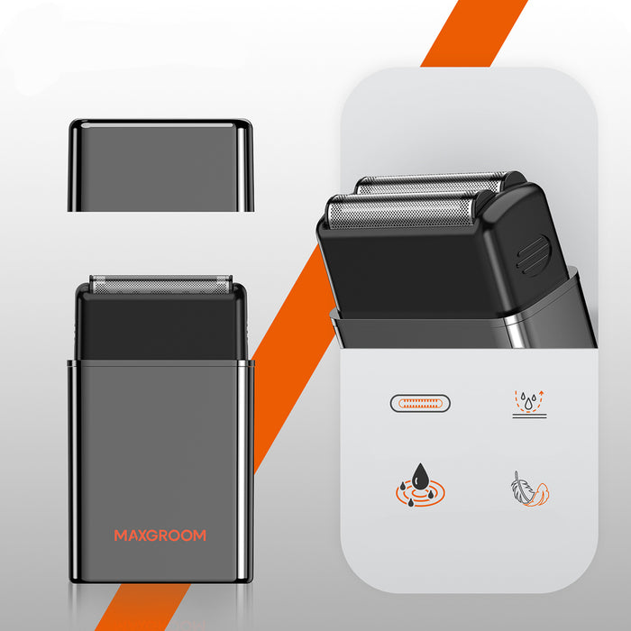 MAXGROOM M-5580 2-в-1 електрическа самобръсначка - черна