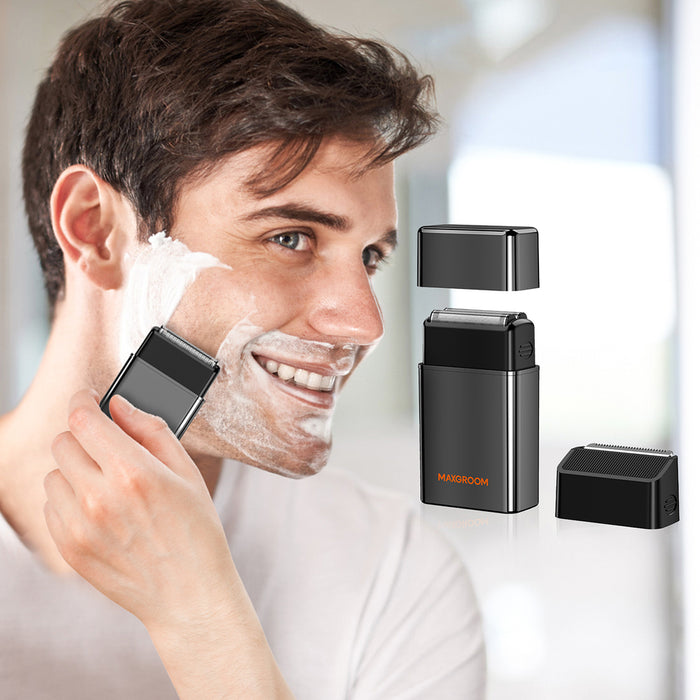 MAXGROOM M-5580 2-в-1 електрическа самобръсначка - черна